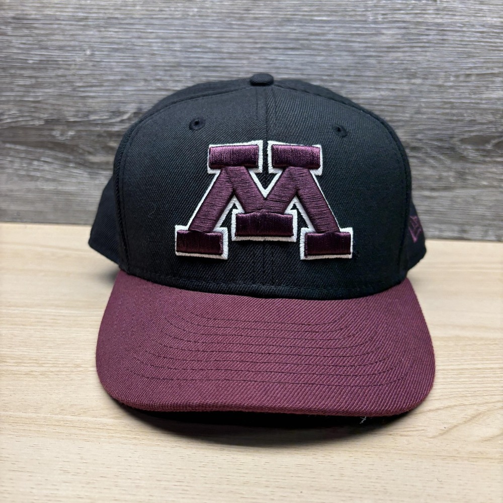 Minnesota Golden Gophers Hat Cap Fitted Mens 7 5/8 NCAA Baseball New Era
